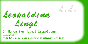 leopoldina lingl business card